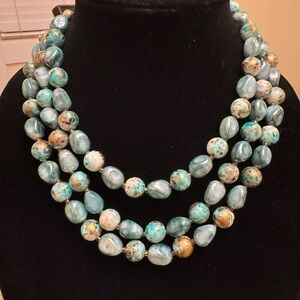 Vintage Hong Kong Beaded Necklace